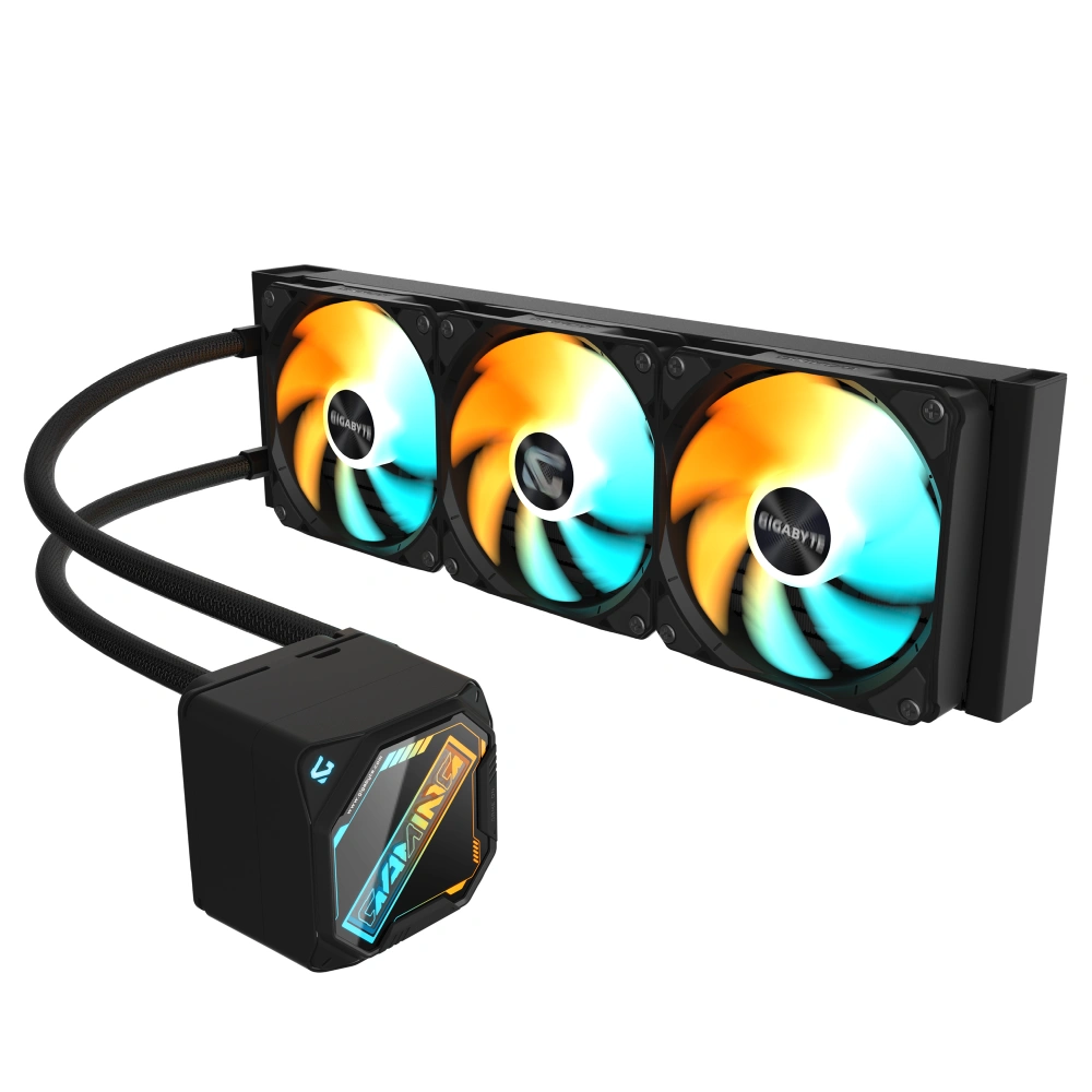 GIGABYTE CPU Cooler Liquid GAMING 360 ARGB Black view 4